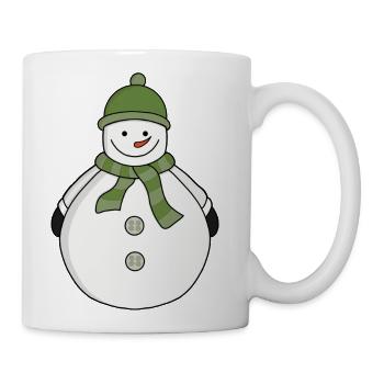 Cold Snowman - Coffee/Tea Mug - white - Right