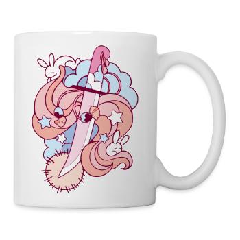 Dreamy Bun Dagger - Coffee/Tea Mug - white - Right