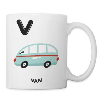 V Is Van - Coffee/Tea Mug - white - Right