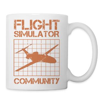 Flight Simulator Community - Coffee/Tea Mug - white - Right