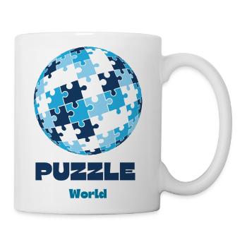 Puzzling - Coffee/Tea Mug - white - Right