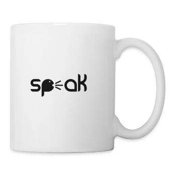 speak - Coffee/Tea Mug - white - Right