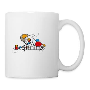 for new beginnings - Coffee/Tea Mug - white - Right