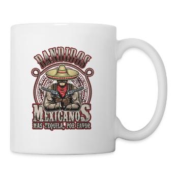 Mexican Banda Don Amigos Design - Coffee/Tea Mug - white - Right