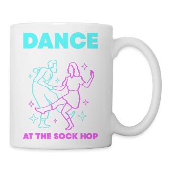 Dance Party Sock Hop - Coffee/Tea Mug - white - Right