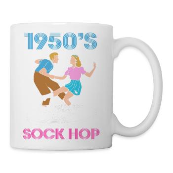 Sock Hop 1950s Dance Party - Coffee/Tea Mug - white - Right