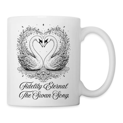 Poetic Swan T-Shirt - Coffee/Tea Mug