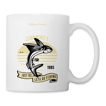 Flying Fish Community Logo 1985 - Coffee/Tea Mug - white - Right