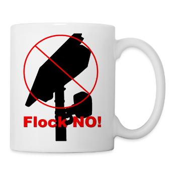 Flock NO!  - Coffee/Tea Mug - white - Right