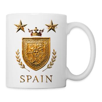 Golden Spanish Crest 2010-2026 - Coffee/Tea Mug - white - Right