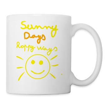 Sunlit Summer Days Smile - Coffee/Tea Mug - white - Right