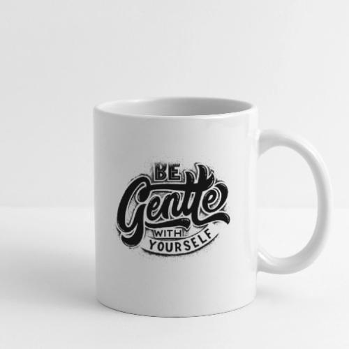 Black Typographic design - Coffee/Tea Mug