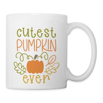 Cutest Pumpkin Ever - Coffee/Tea Mug - white - Right