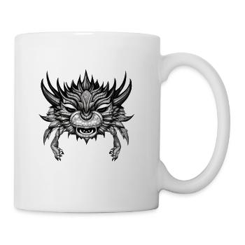 crab dragon original - Coffee/Tea Mug - white - Right