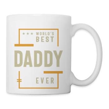 World s Best Daddy Ever Father s Day - Coffee/Tea Mug - white - Right