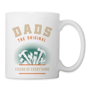 Dads The Original Fixers Of Everything Father s - Coffee/Tea Mug - white - Right