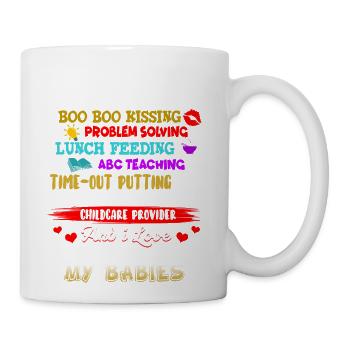 Kindergarten Daycare Teacher I Love Every One Of - Coffee/Tea Mug - white - Right