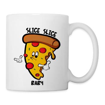 Pizza By The Slice - Coffee/Tea Mug - white - Right