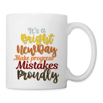 Motivational Quote Encouragement Designs - Coffee/Tea Mug - white - Right