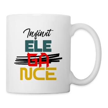 Elegant Bold Glyph Wordmark - Coffee/Tea Mug - white - Right