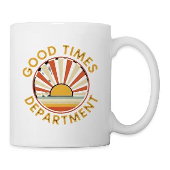 Good Times Sunset Logo Tee - Coffee/Tea Mug - white - Right
