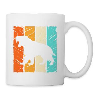Sabertooth Tiger Prehistoric Animal - Coffee/Tea Mug - white - Right