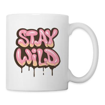 Stay Wild Candy Drip Graphic - Coffee/Tea Mug - white - Right