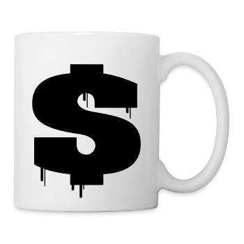Dripping Dollar - Coffee/Tea Mug - white - Right