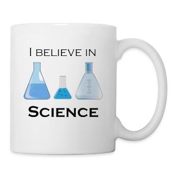Science Optimistic Meme - Coffee/Tea Mug - white - Right