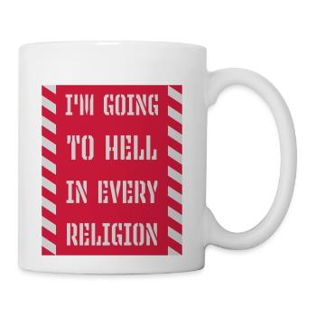 im going to hell - Coffee/Tea Mug - white - Right