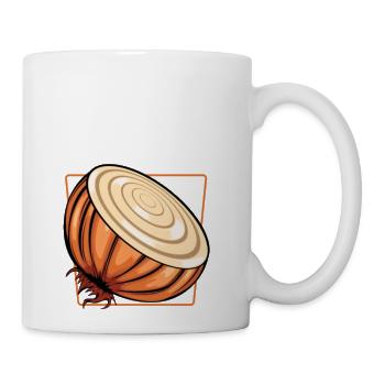 When I Slice Onions They Cry Funny Saying - Coffee/Tea Mug - white - Right