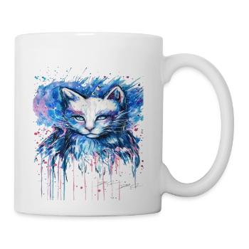 Blue Cat Real - Coffee/Tea Mug - white - Right