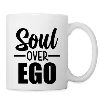 Soul Over Ego - Coffee/Tea Mug - white - Right