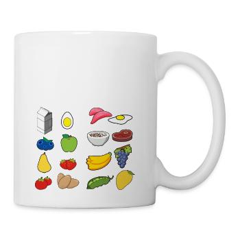 Grocery List Cutting Bulking - Coffee/Tea Mug - white - Right