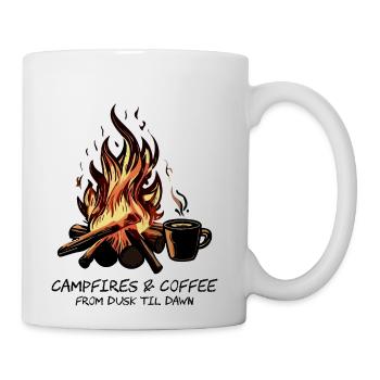 CAMPFIRES AND COFFEE - Coffee/Tea Mug - white - Right