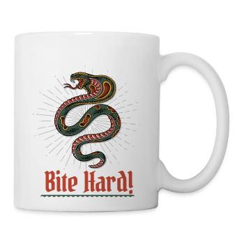 Bite Hard! - Coffee/Tea Mug - white - Right