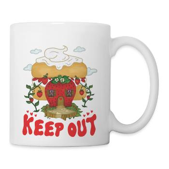 Strawberry House - Coffee/Tea Mug - white - Right