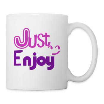 Just Enjoy - Coffee/Tea Mug - white - Right