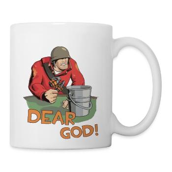 Team Fortress 2 Merch This Is A Bucket - Coffee/Tea Mug - white - Right