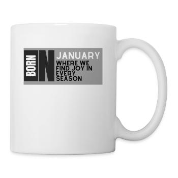 Joyful January - Coffee/Tea Mug - white - Right