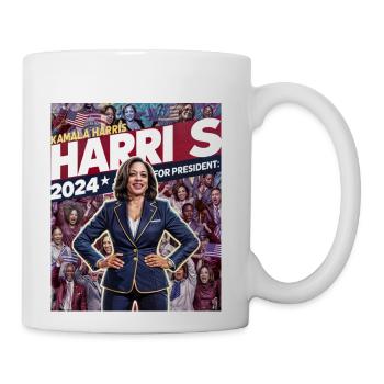 Kamala Harris 2024 For President Campaign - Coffee/Tea Mug - white - Right
