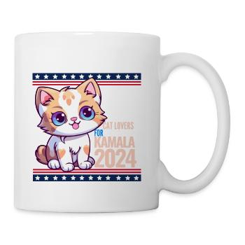 CAT LOVERS - Coffee/Tea Mug - white - Right