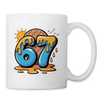 Melting 67 Summer Scoop - Coffee/Tea Mug - white - Right