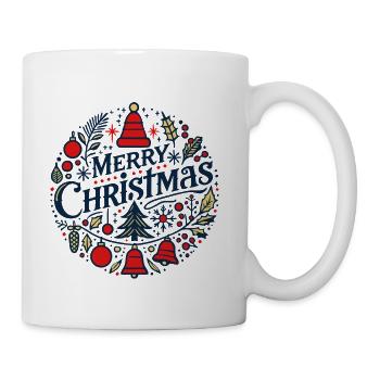 Merry Christmas 3 - Coffee/Tea Mug - white - Right
