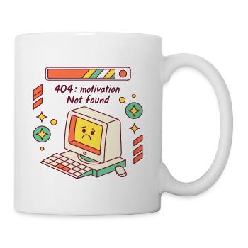 Retro Computer 404 Mood - Coffee/Tea Mug - white - Right