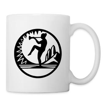 Horn Dancer Emblem - Coffee/Tea Mug - white - Right