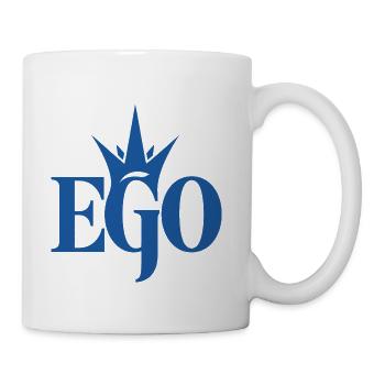 Crowned Ego Typography Tee - Coffee/Tea Mug - white - Right