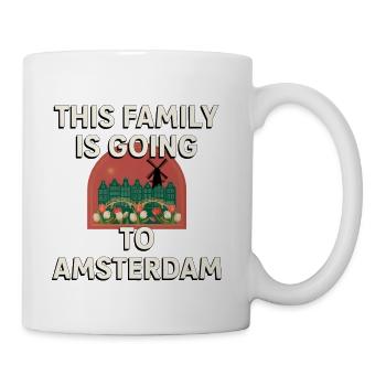 Family Going to Amsterdam Tulips - Coffee/Tea Mug - white - Right