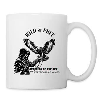 Wings of Freedom Hooded Ranger Eagle T-Shirt - Coffee/Tea Mug - white - Right