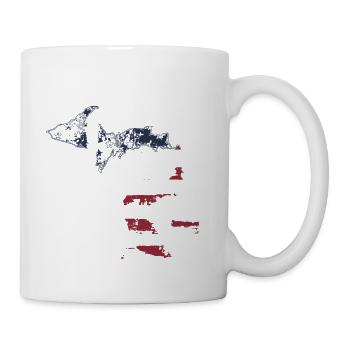 Michigan Honors Veterans Shirt - Coffee/Tea Mug - white - Right